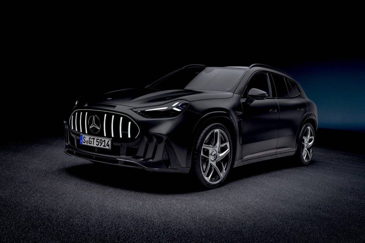 메르세데스-AMG GT SUV 전기 SUV 공개 앞모습 조명 그릴